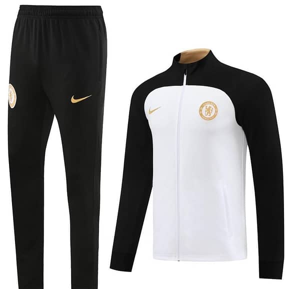 23/24 Chelsea White Full Zipper Jacket+Pants