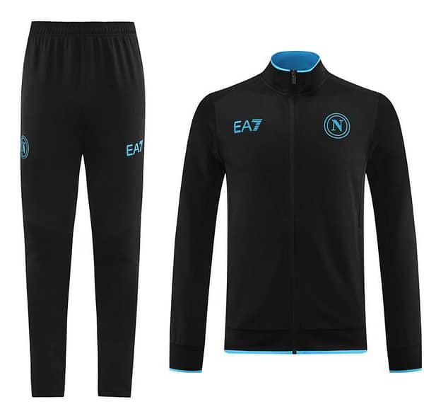 23/24 Napoli Black Full Zipper Jacket+Pants - Image 22