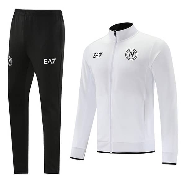23/24 Napoli White Full Zipper Jacket+Pants