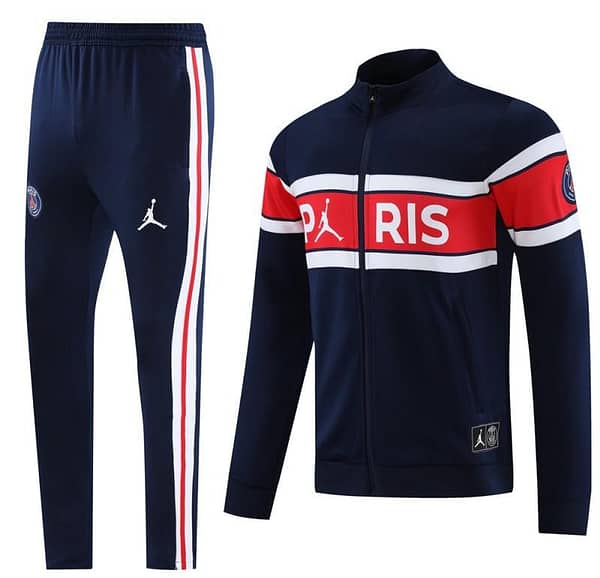 23/24 PSG Navy Red Full Zipper Jacket+Pants