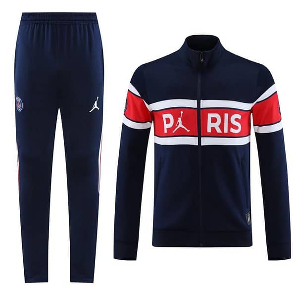 23/24 PSG Navy Red Full Zipper Jacket+Pants - Image 11