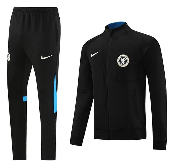 23/24 Chelsea Black Full Zipper Jacket+Pants