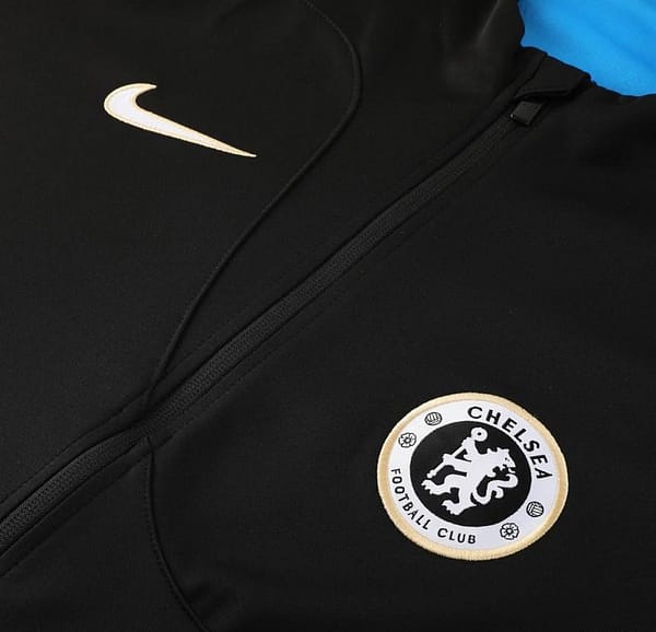 23/24 Chelsea Black Full Zipper Jacket+Pants - Image 3