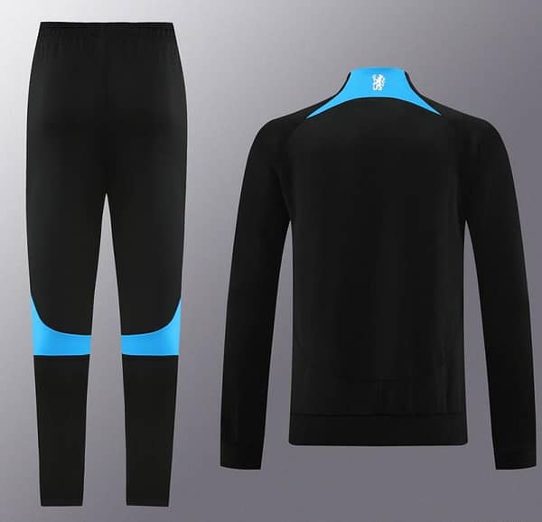 23/24 Chelsea Black Full Zipper Jacket+Pants - Image 13