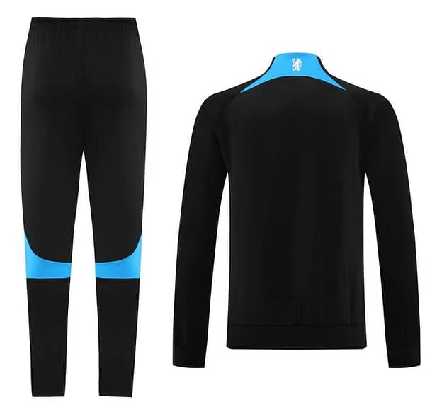 23/24 Chelsea Black Full Zipper Jacket+Pants - Image 14