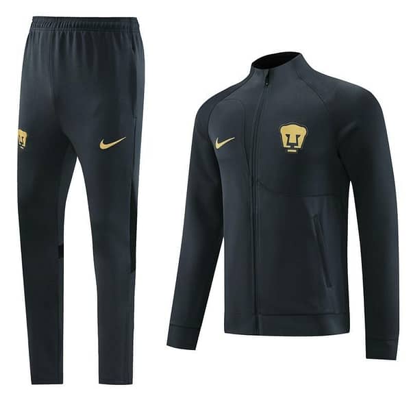 23/24 Pumas UNAM Black Full Zipper Jacket+Pants