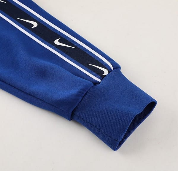23/24 NIKE Black/Blue Full Zipper Hooide Jacket+Pants - Image 3