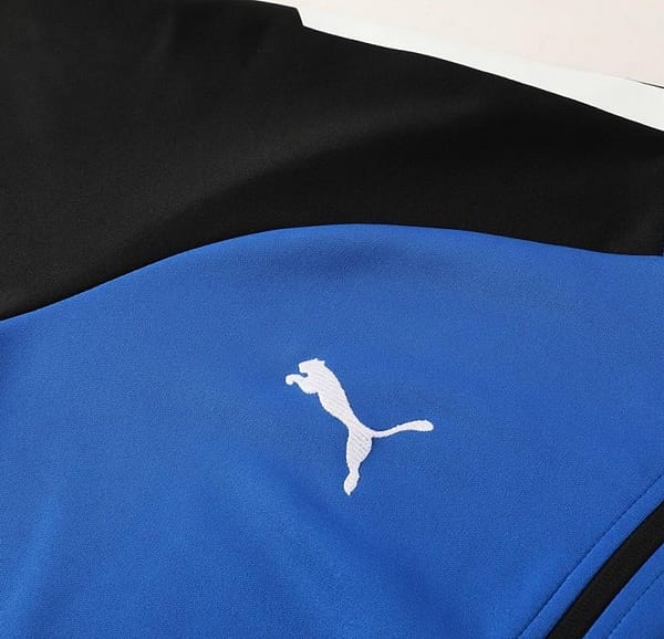 23/24 PUMA Black/Blue Full Zipper Hooide Jacket+Pants - Image 4