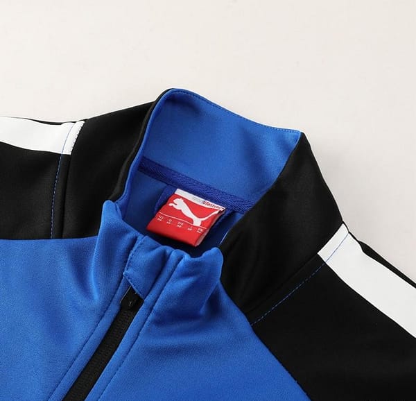 23/24 PUMA Black/Blue Full Zipper Hooide Jacket+Pants - Image 5