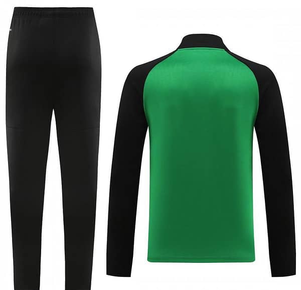 23/24 PUMA Black/Green Full Zipper Hooide Jacket+Pants - Image 12