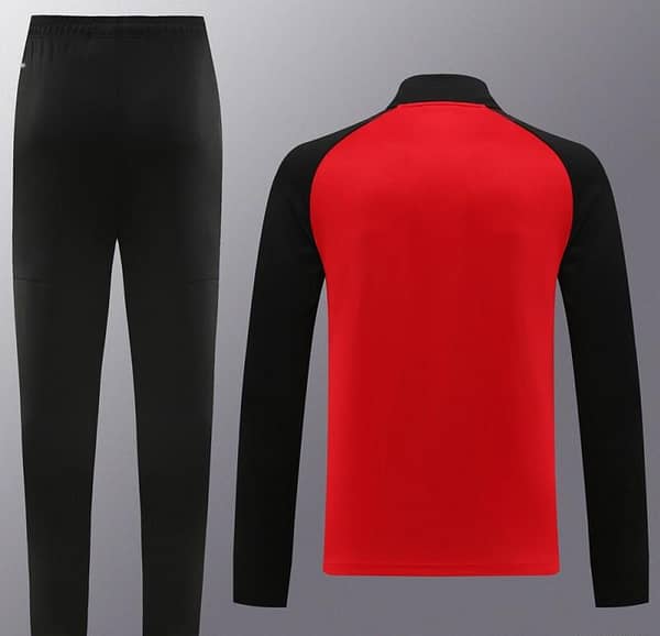 23/24 PUMA Black/Red Full Zipper Hooide Jacket+Pants - Image 5