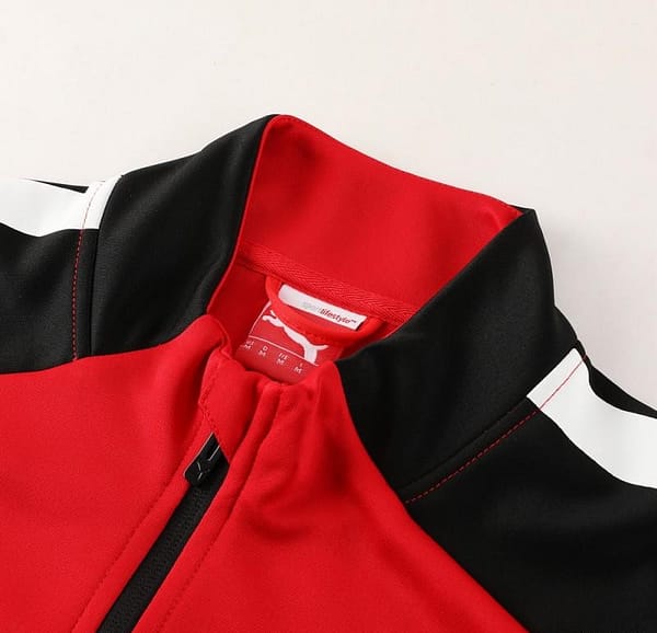 23/24 PUMA Black/Red Full Zipper Hooide Jacket+Pants - Image 20