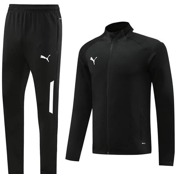 23/24 PUMA Black Full Zipper Hooide Jacket+Pants
