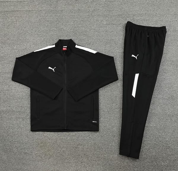 23/24 PUMA Black Full Zipper Hooide Jacket+Pants - Image 24