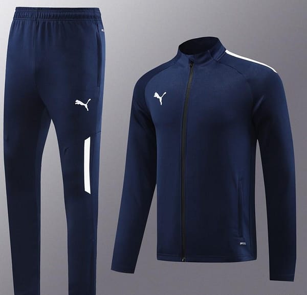 23/24 PUMA Navy Full Zipper Hooide Jacket+Pants - Image 10