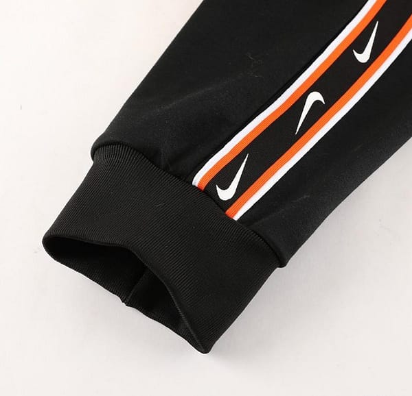 23/24 NIKE Black/Grey Full Zipper Hooide Jacket+Pants - Image 2