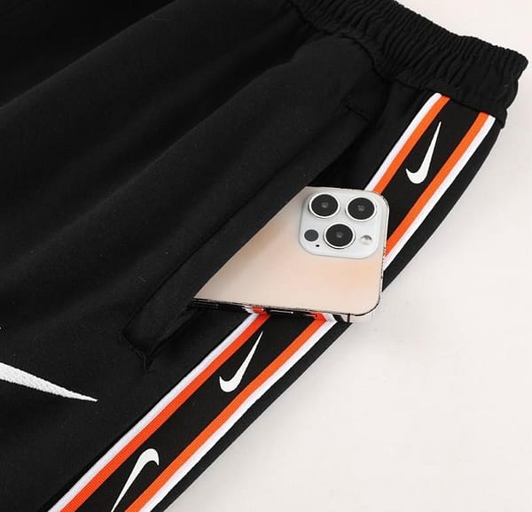 23/24 NIKE Black/Grey Full Zipper Hooide Jacket+Pants - Image 3