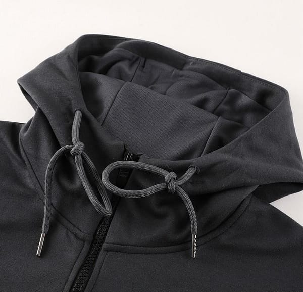 23/24 NIKE Black/Grey Full Zipper Hooide Jacket+Pants - Image 10
