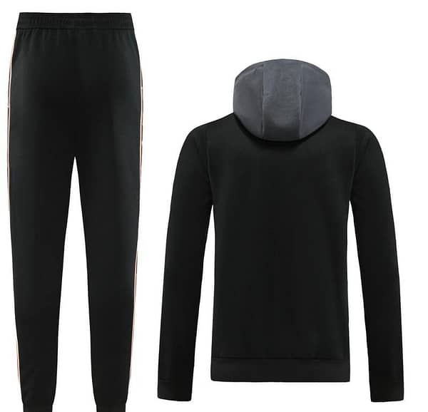 23/24 NIKE Black/Grey Full Zipper Hooide Jacket+Pants - Image 17