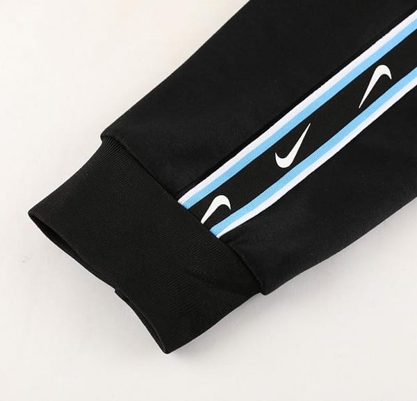 23/24 NIKE Black/Blue Full Zipper Hooide Jacket+Pants - Image 2