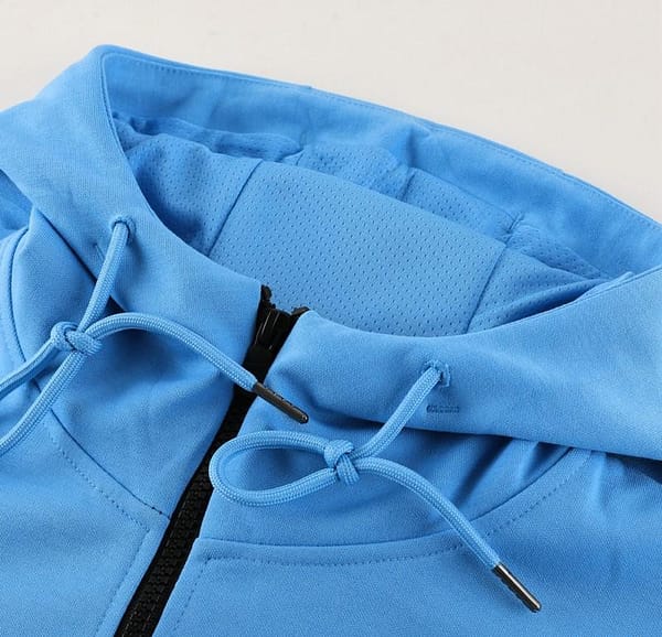 23/24 NIKE Black/Blue Full Zipper Hooide Jacket+Pants - Image 10