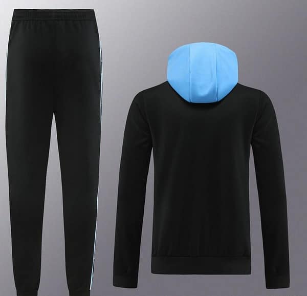 23/24 NIKE Black/Blue Full Zipper Hooide Jacket+Pants - Image 18