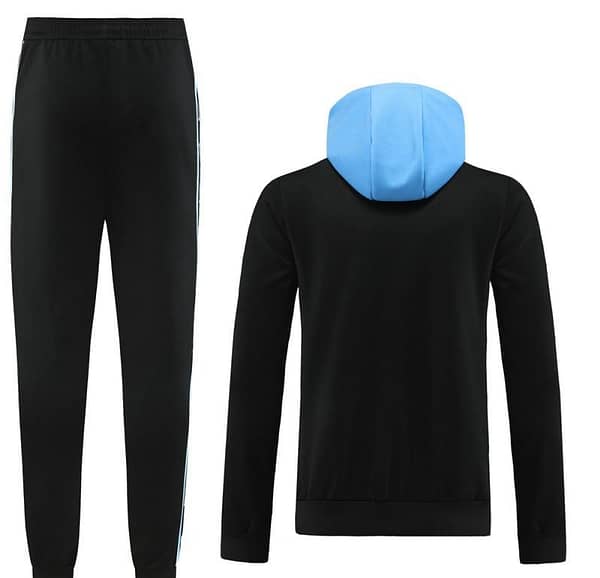 23/24 NIKE Black/Blue Full Zipper Hooide Jacket+Pants - Image 19