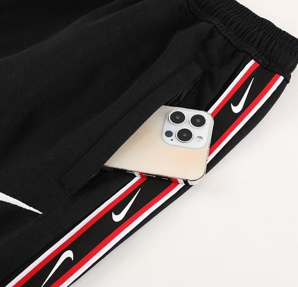 23/24 NIKE Black/Red Full Zipper Hooide Jacket+Pants - Image 3