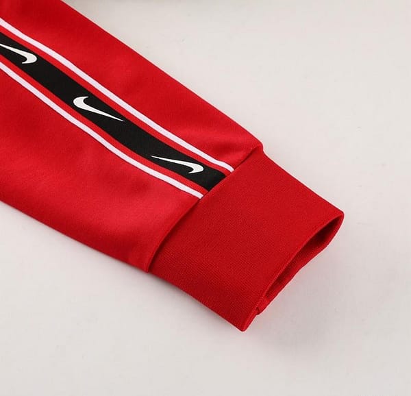 23/24 NIKE Black/Red Full Zipper Hooide Jacket+Pants - Image 8