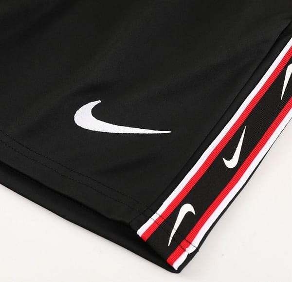 23/24 NIKE Black/Red Short Sleeve Jersey+Pants - Image 3