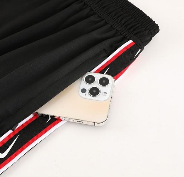 23/24 NIKE Black/Red Short Sleeve Jersey+Pants - Image 4