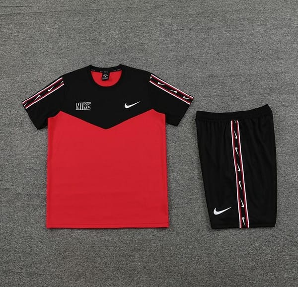 23/24 NIKE Black/Red Short Sleeve Jersey+Pants - Image 10