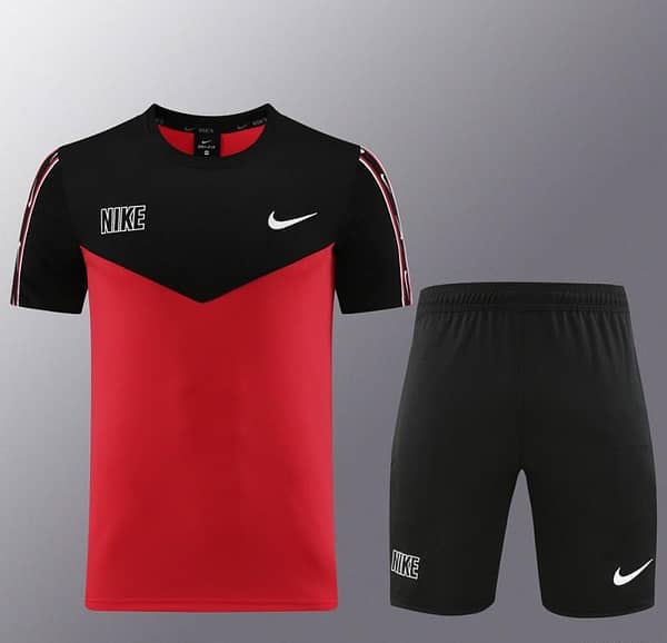 23/24 NIKE Black/Red Short Sleeve Jersey+Pants - Image 20