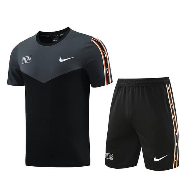 23/24 NIKE Black/Grey Short Sleeve Jersey+Pants