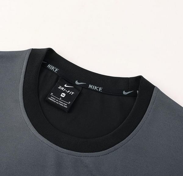 23/24 NIKE Black/Grey Short Sleeve Jersey+Pants - Image 9