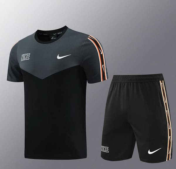 23/24 NIKE Black/Grey Short Sleeve Jersey+Pants - Image 19