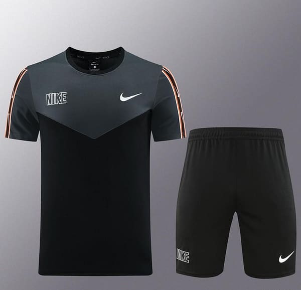 23/24 NIKE Black/Grey Short Sleeve Jersey+Pants - Image 20
