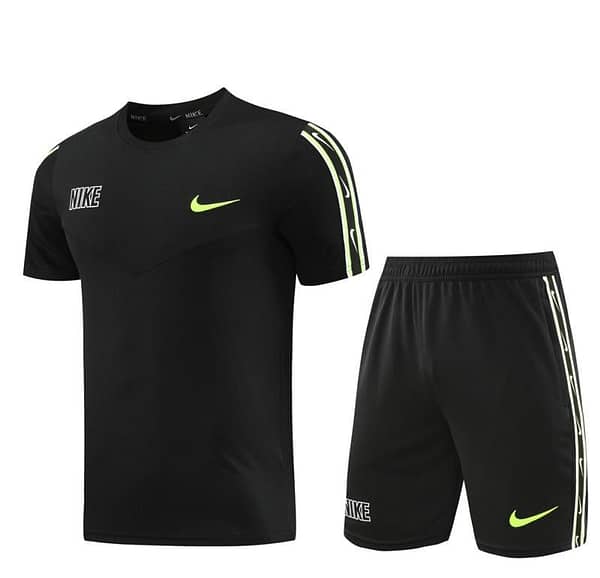 23/24 NIKE Black Short Sleeve Jersey+Pants