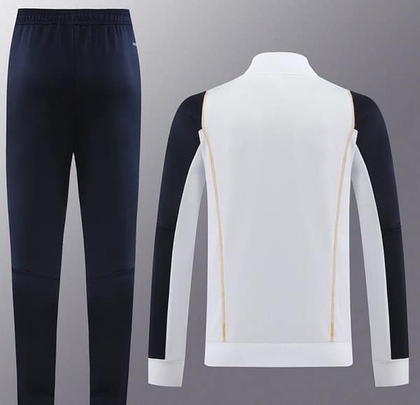 23/24 Real Madrid White/Navy Full Zipper +Pants - Image 20