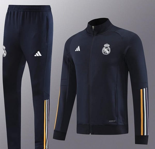 23 24 Real Madrid Navy  Full Zipper +Pants - Image 13