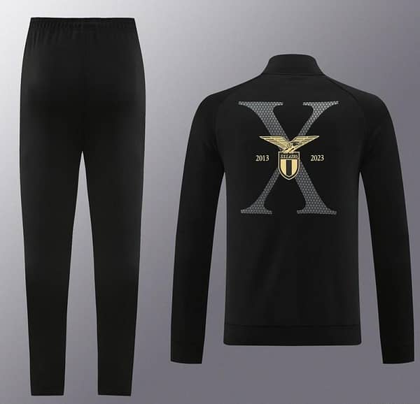 23/24 Lazio Black Full Zipper Jacket+Pants - Image 19