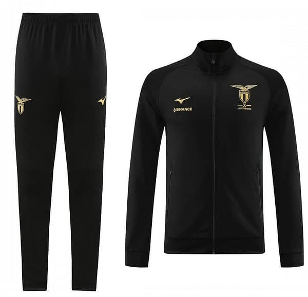 23/24 Lazio Black Full Zipper Jacket+Pants - Image 23