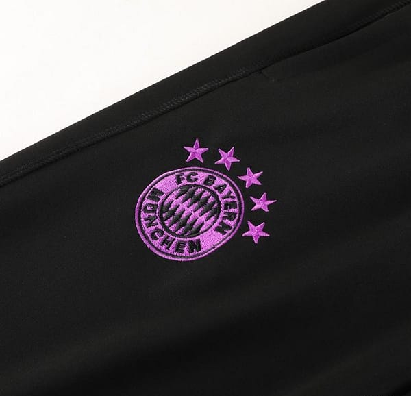 23/24 Bayern Munich Black/Purple Full Zipper +Pants - Image 4