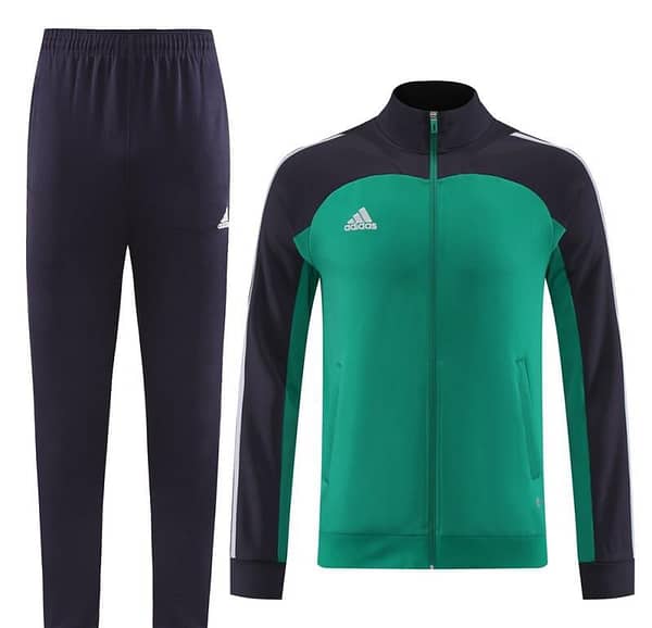 23/24 Adidas Green/Navy Full Zipper +Pants - Image 19