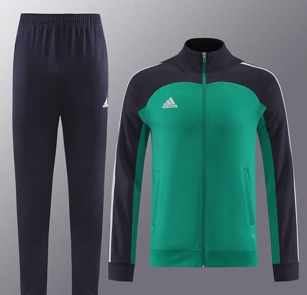 23/24 Adidas Green/Navy Full Zipper +Pants - Image 20