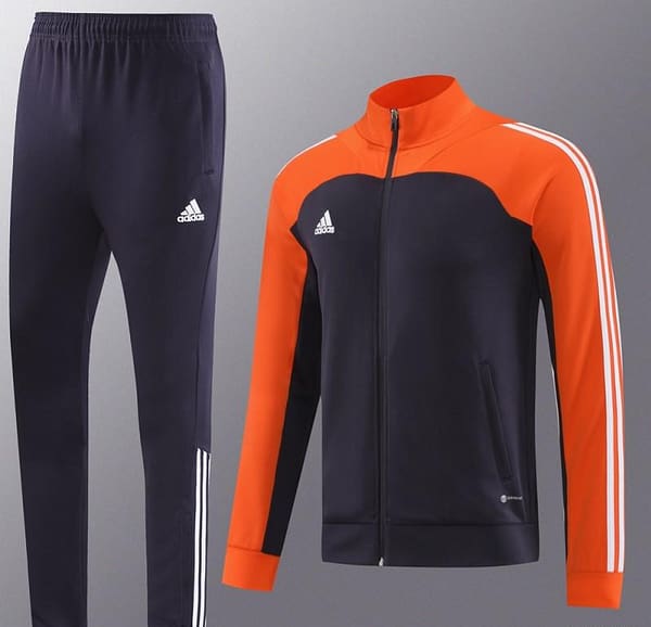 23/24 Adidas Orange/Navy Full Zipper +Pants - Image 17