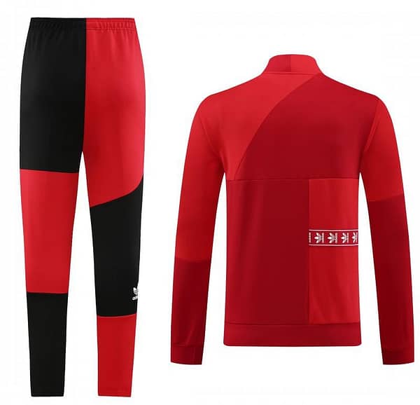23/24 Adidas Original Wine/Red Full Zipper +Pants - Image 8
