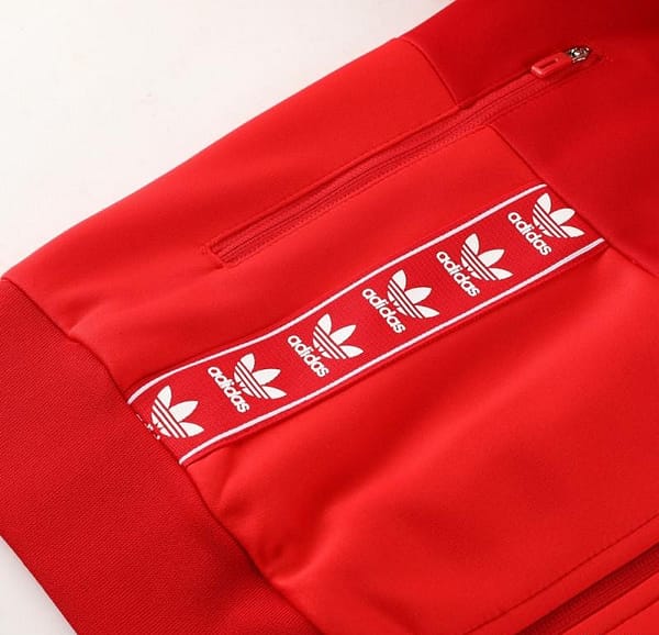 23/24 Adidas Original Wine/Red Full Zipper +Pants - Image 17