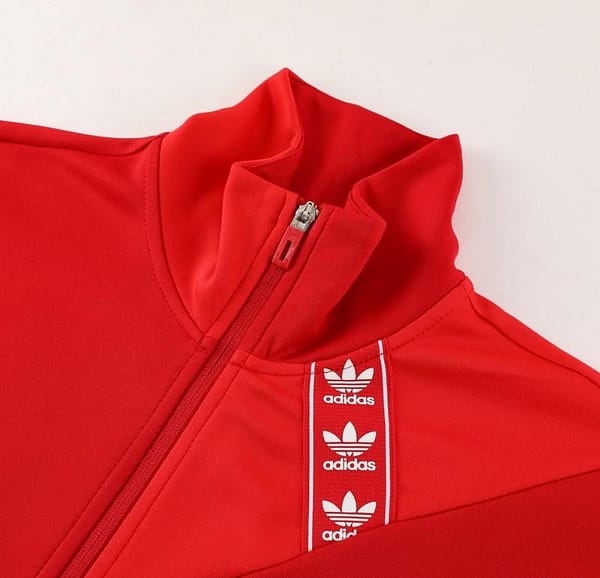 23/24 Adidas Original Wine/Red Full Zipper +Pants - Image 19