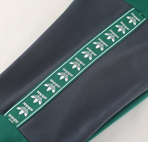 23/24 Adidas Original Green/Grey Full Zipper +Pants - Image 3